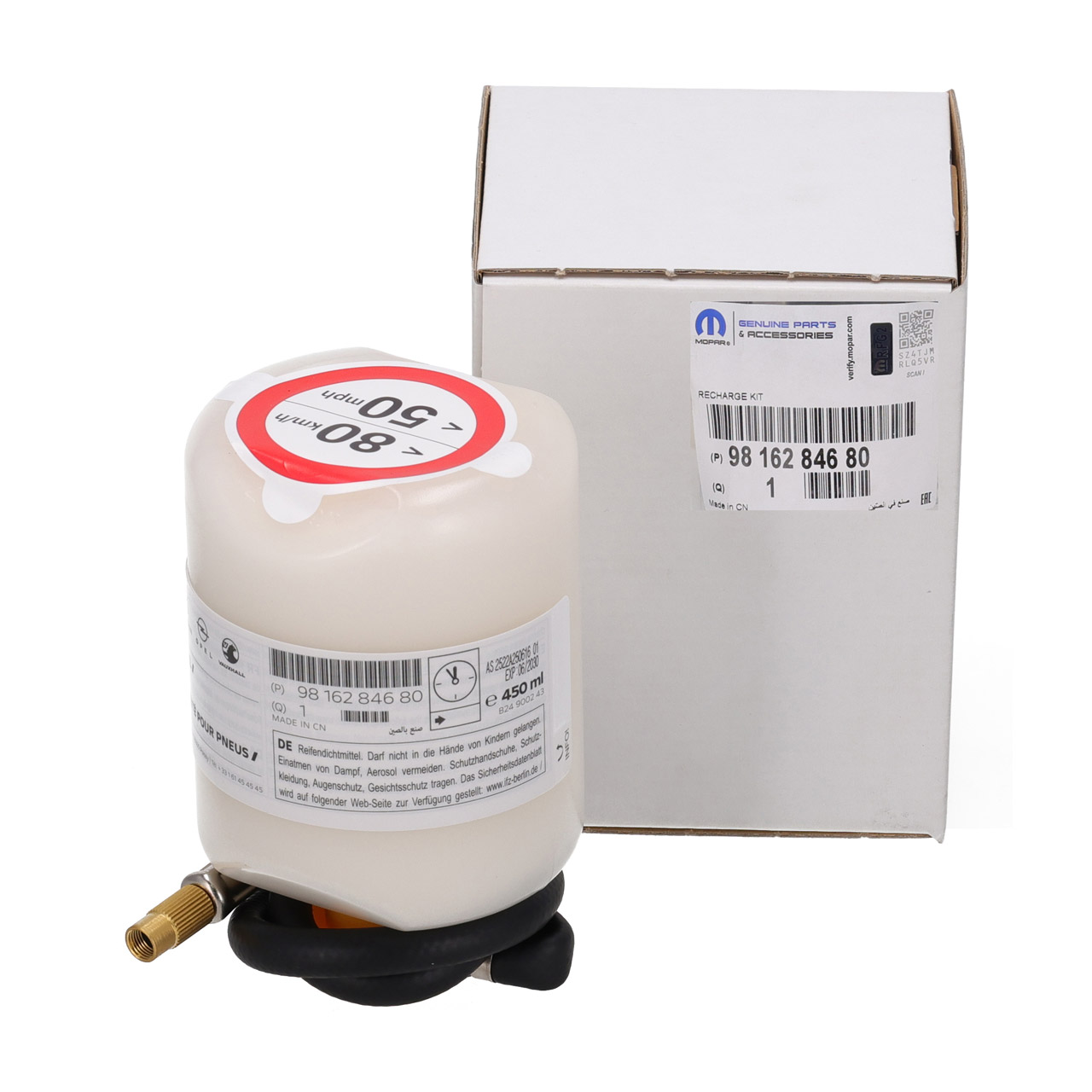 ORIGINAL Opel tire sealant Tire repair kit Tire inflation kit 9816284680 (best before 11/2028)