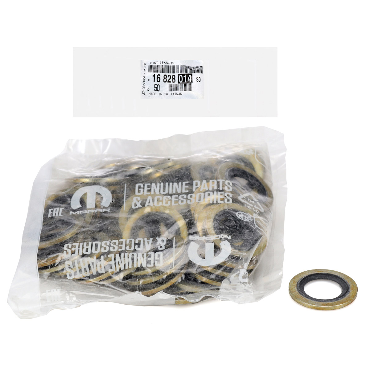 50x ORIGINAL CITROEN PEUGEOT OPEL MOPAR Sealing ring Oil drain plug 1682801480
