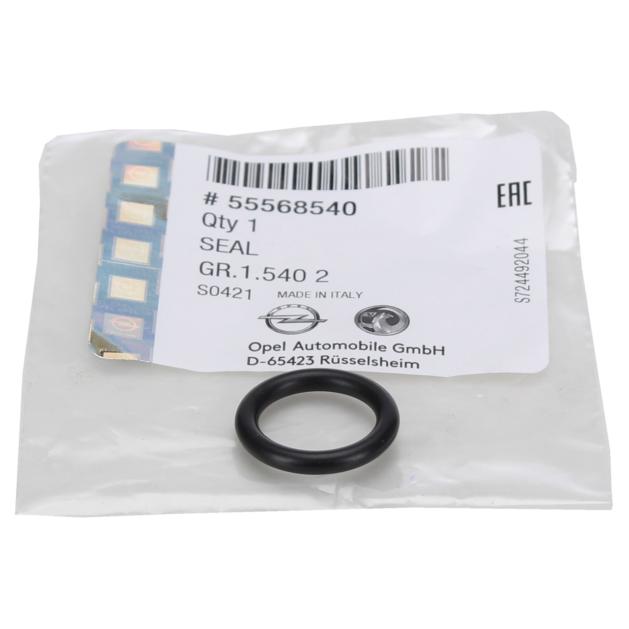 ORIGINAL Opel oil cooler gasket Engine oil cooler Adam Astra H J Corsa D E 1.4 55568540