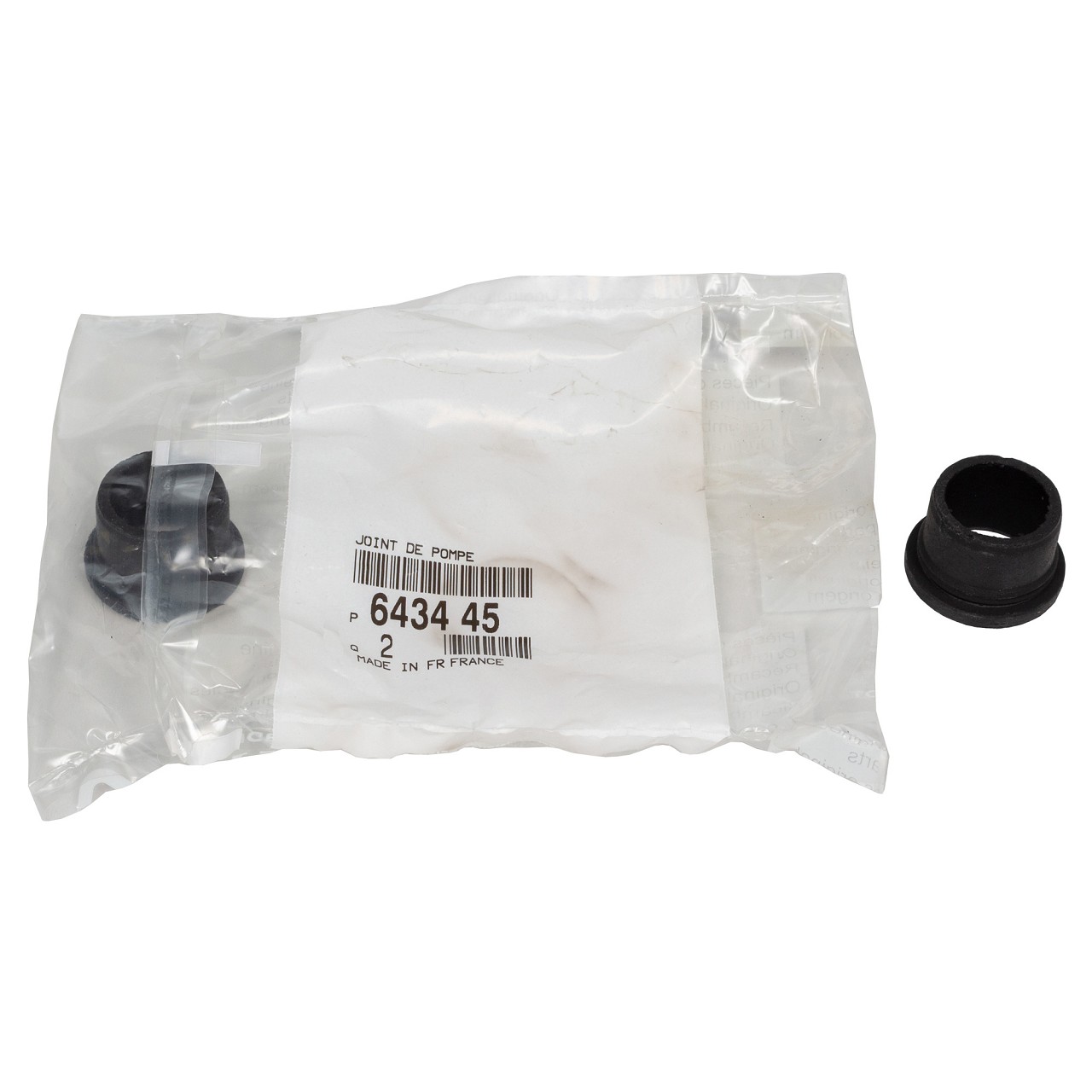 2x ORIGINAL PSA seal for windshield washer fluid reservoir Windshield washer fluid pump 6434.45