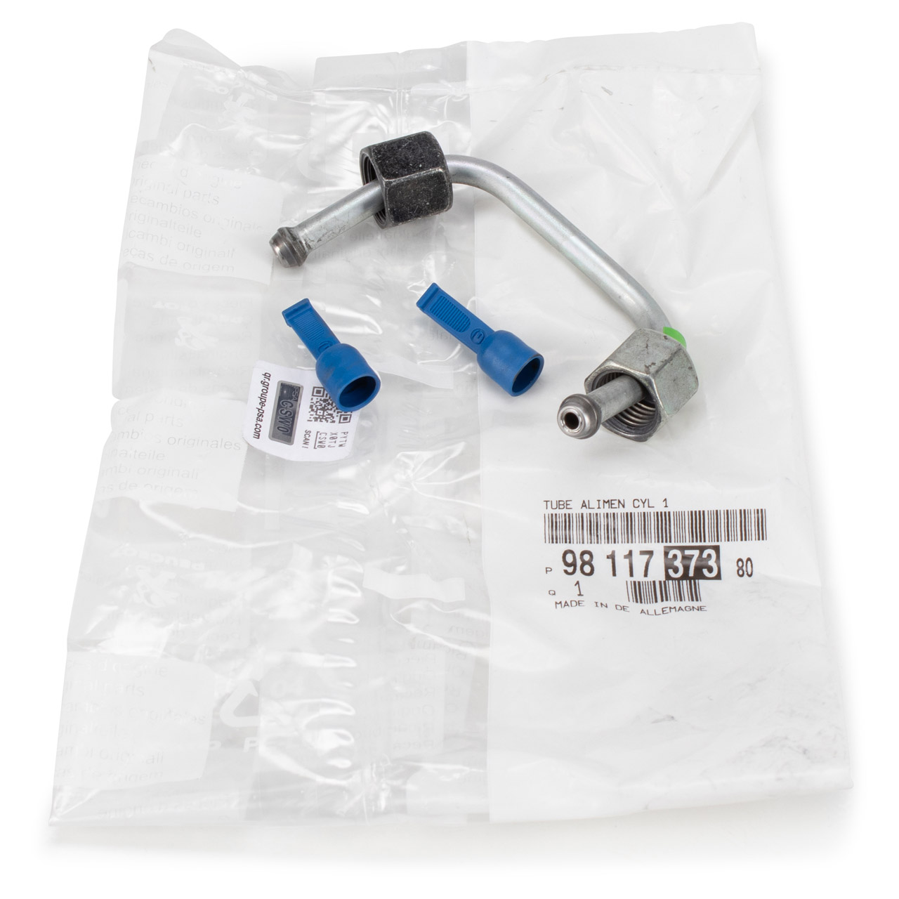 ORIGINAL PSA injection line high-pressure line cylinder 1 308 508 1.5 BlueHDi 9811737380