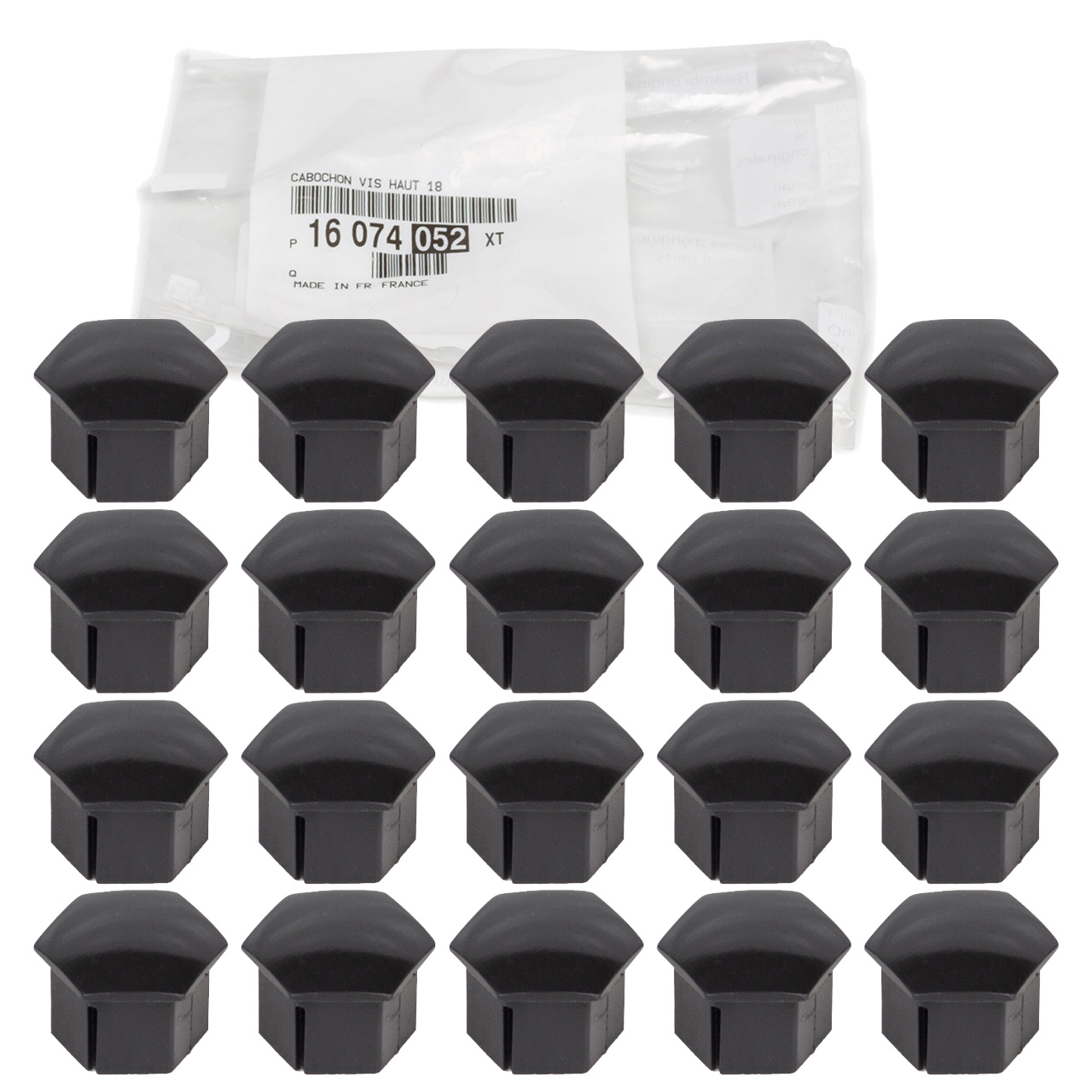 20x ORIGINAL PSA wheel bolt cover cap for wheel bolts SW 18 16074052XT