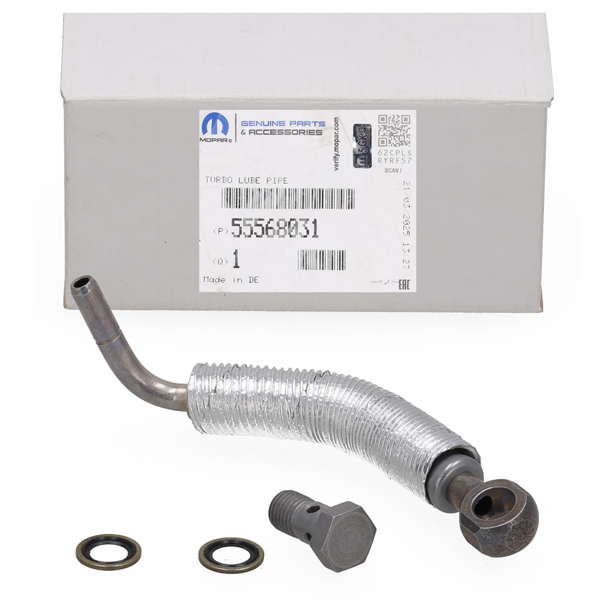 ORIGINAL Opel K&uuml;hlmittelrohrleitung Turbolader Astra J Corsa D E Insignia A 1.4 55568031