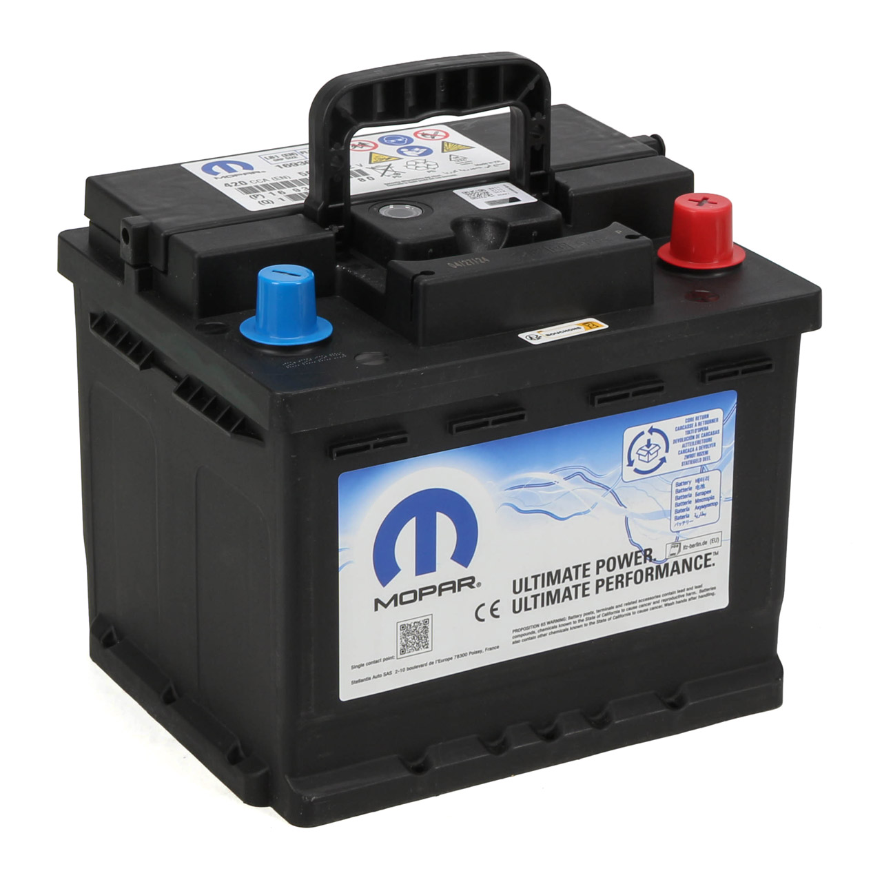 ORIGINAL GM Opel Autobatterie Starterbatterie 12V 50Ah 420 CCA EN 95527530