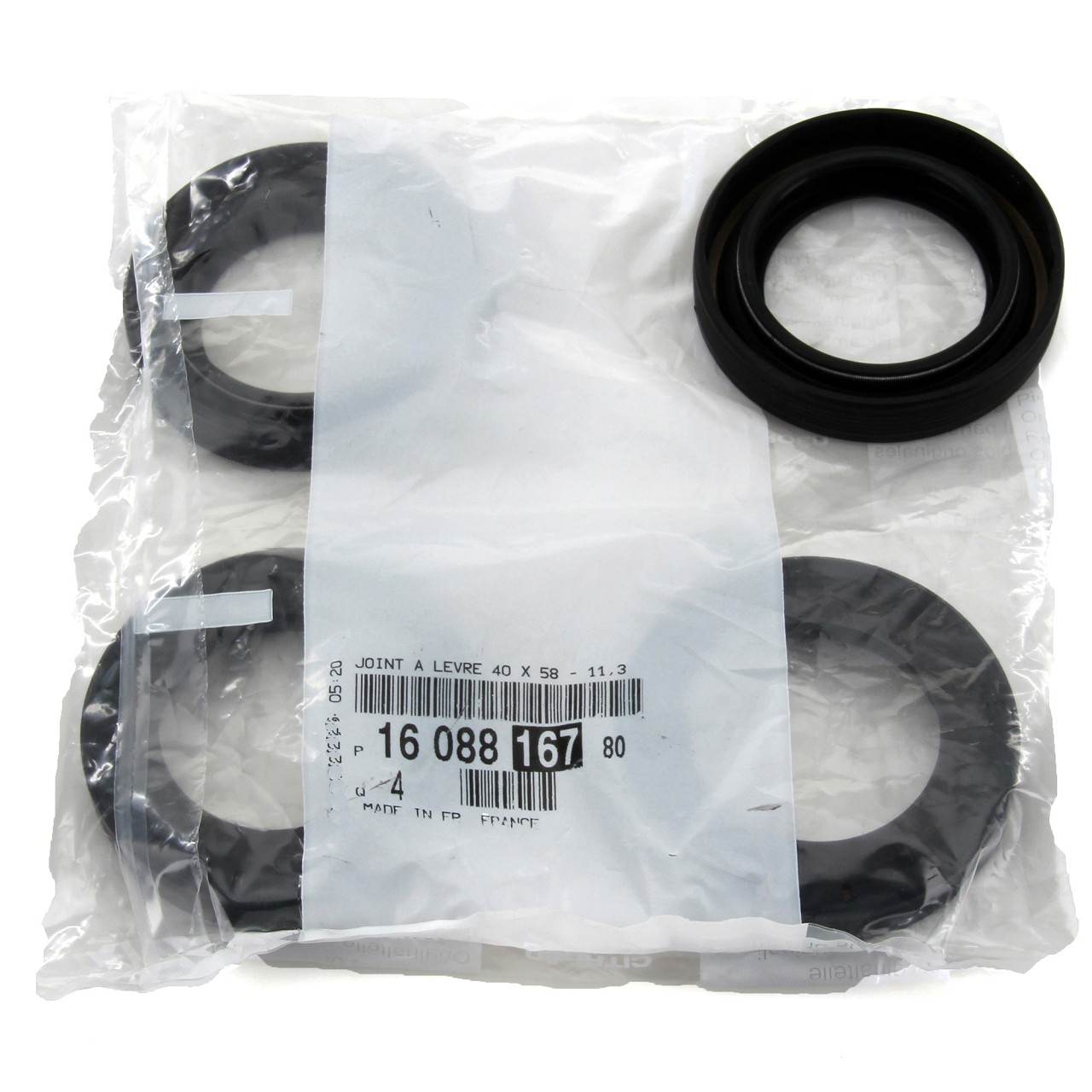 4x ORIGINAL PSA shaft seal Simmerring differential LEFT 1608816780
