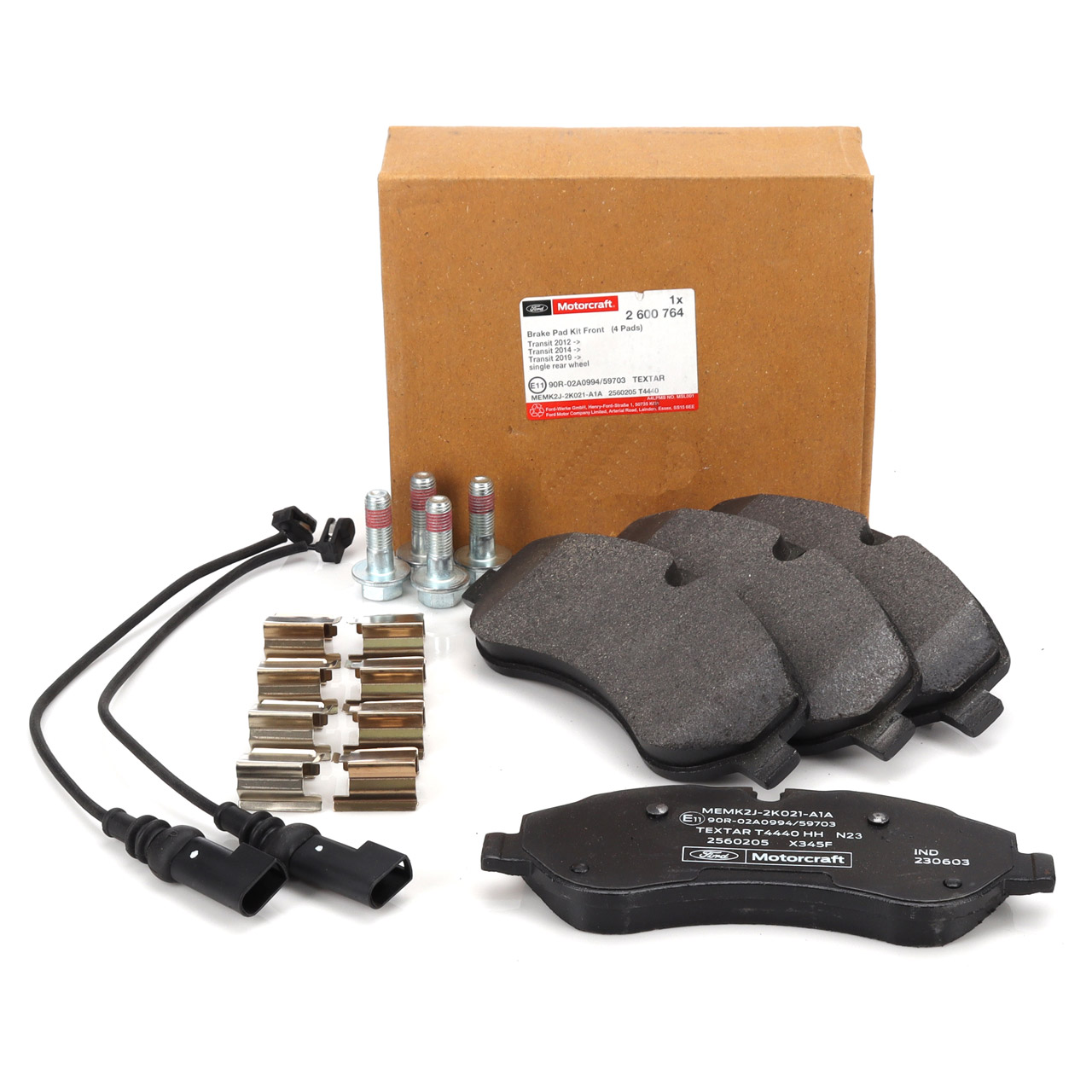 ORIGINAL Ford Motorcraft Bremsbeläge + Wako TOURNEO TRANSIT vorne 1916326