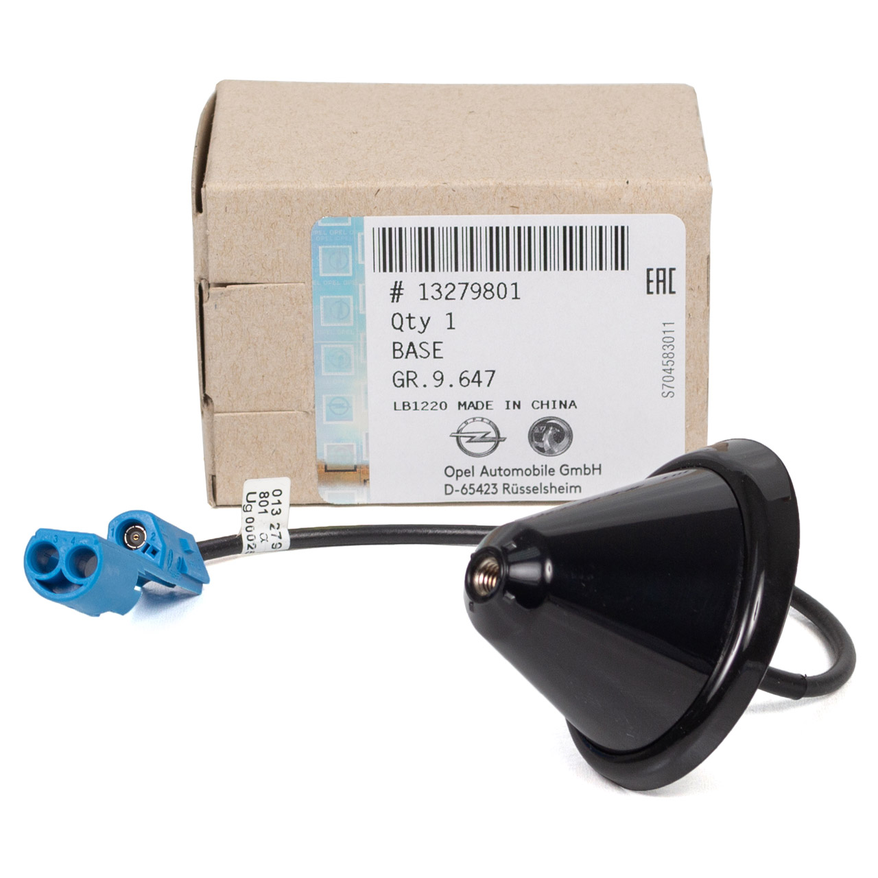 Opel Antenna Base - Roof Antenna Foot For Astra H/G, Corsa C/D, Zafira, Vectra By Kummert Business