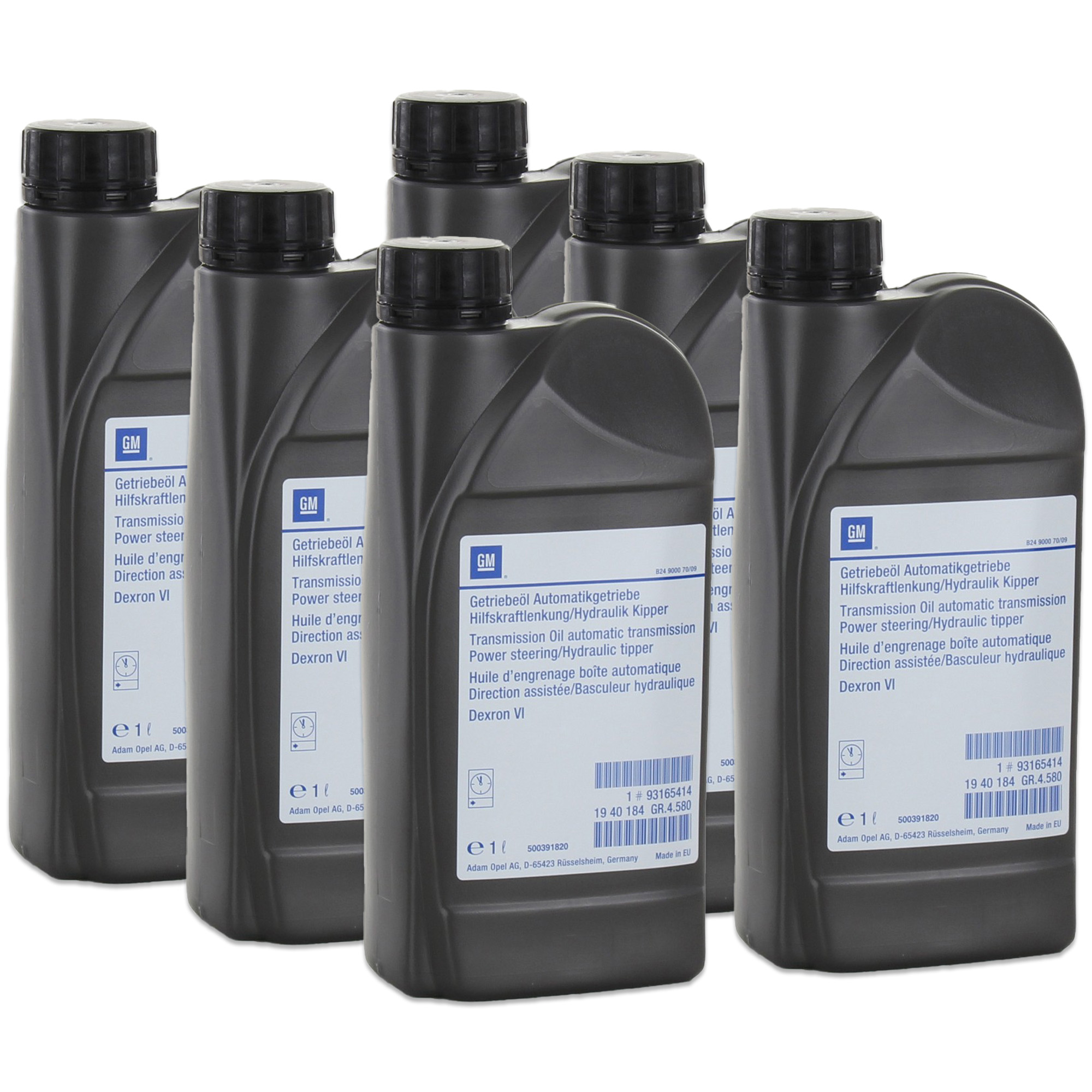 6L 6 liters ORIGINAL GM Opel transmission oil Automatic transmission oil 1940184 / 93165414