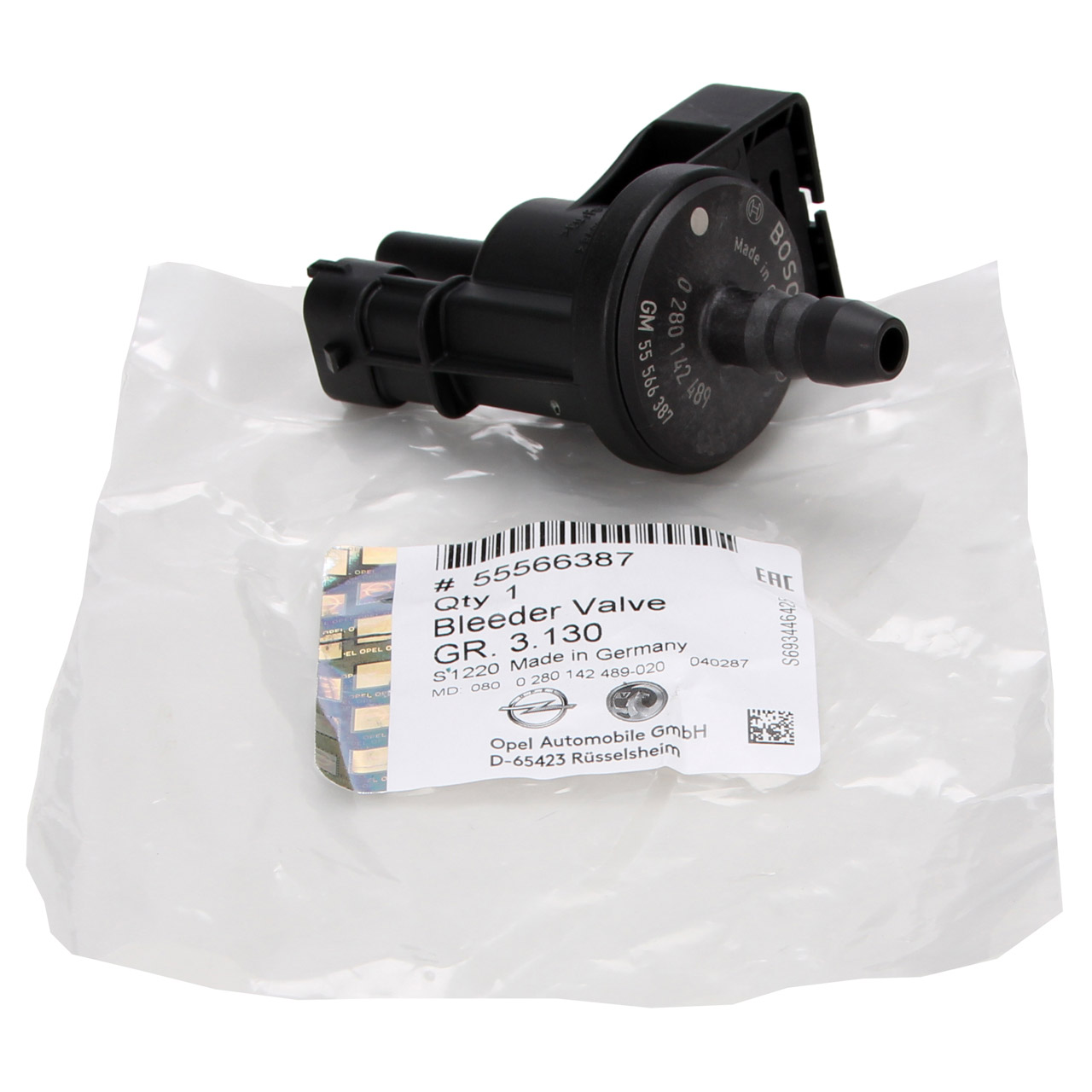 ORIGINAL Opel vent valve evaporation control Astra J Corsa D 55566387