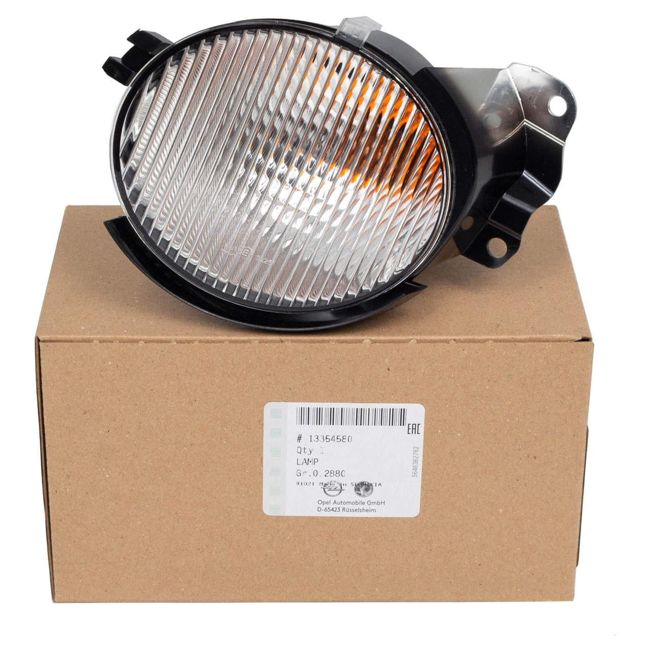 ORIGINAL Opel indicator light, front left, Adam 13354580