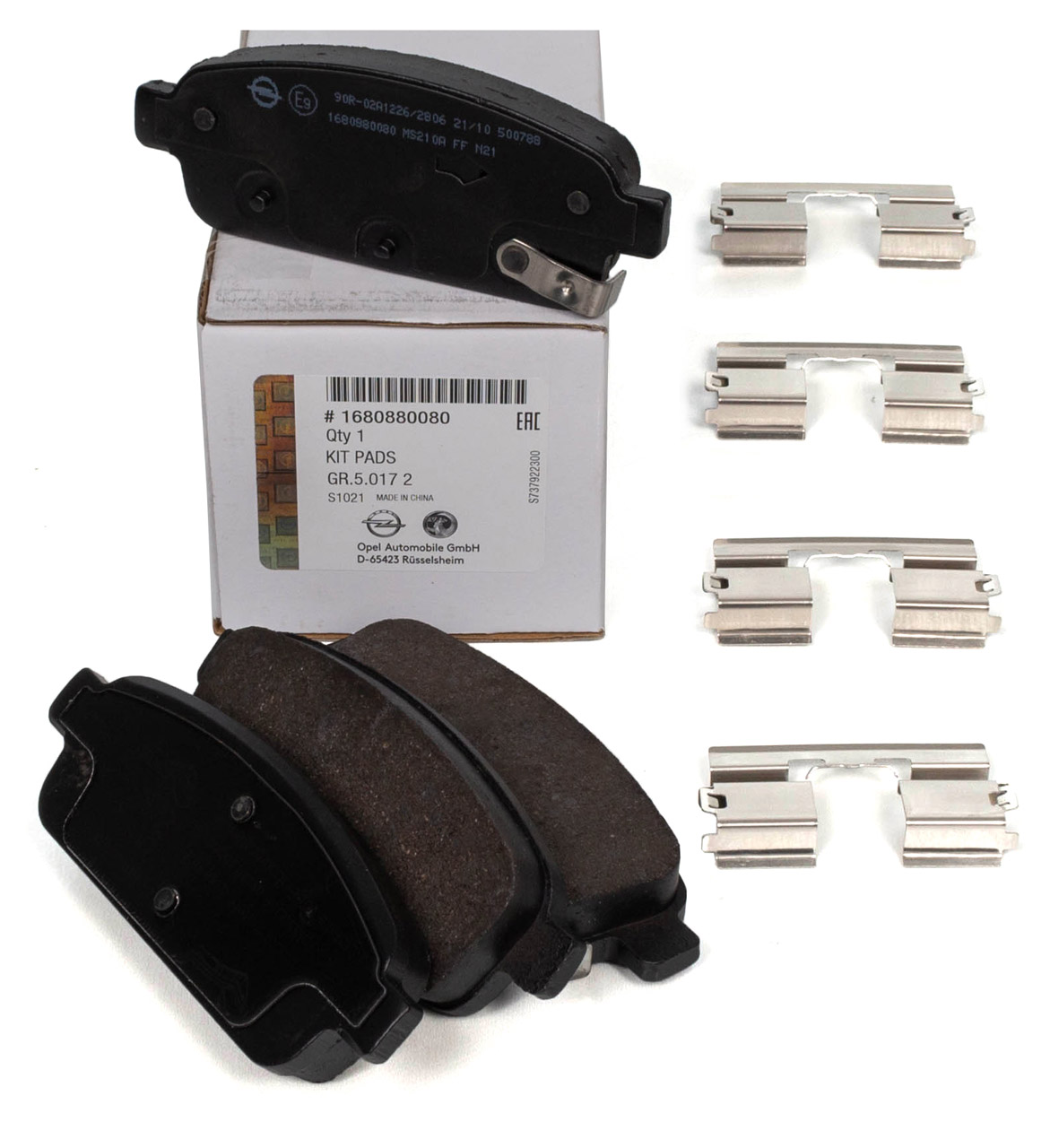 ORIGINAL Opel brake pads Astra J Cascada Mokka Zafira C rear 1680880080