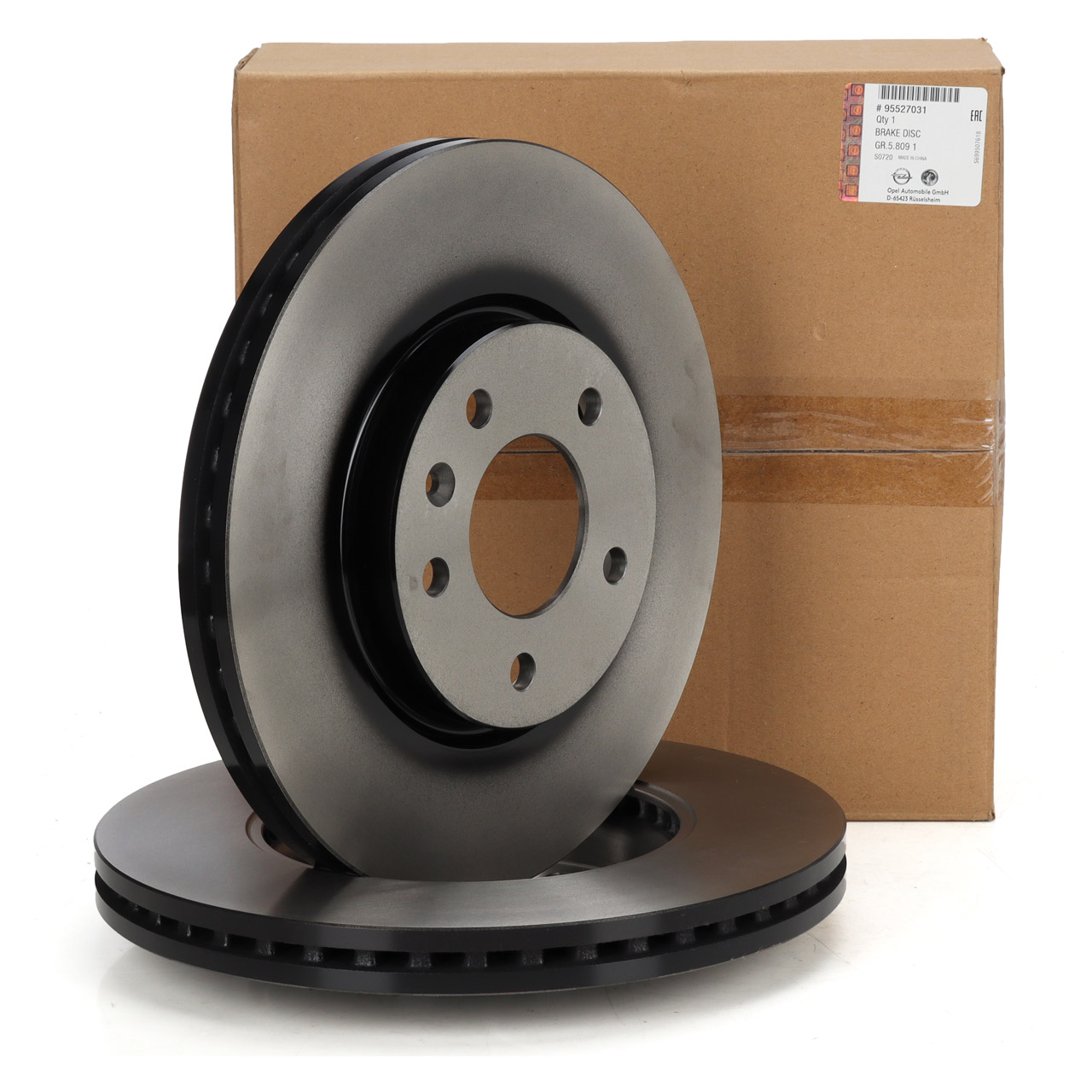 ORIGINAL GM Opel brake disc set AMPERA ASTRA J ZAFIRA C front 95527031