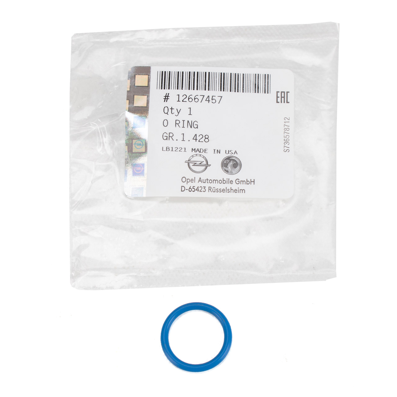 ORIGINAL Opel sealing ring gasket oil drain plug Astra K Insignia B 19x24x2.5mm 12667457