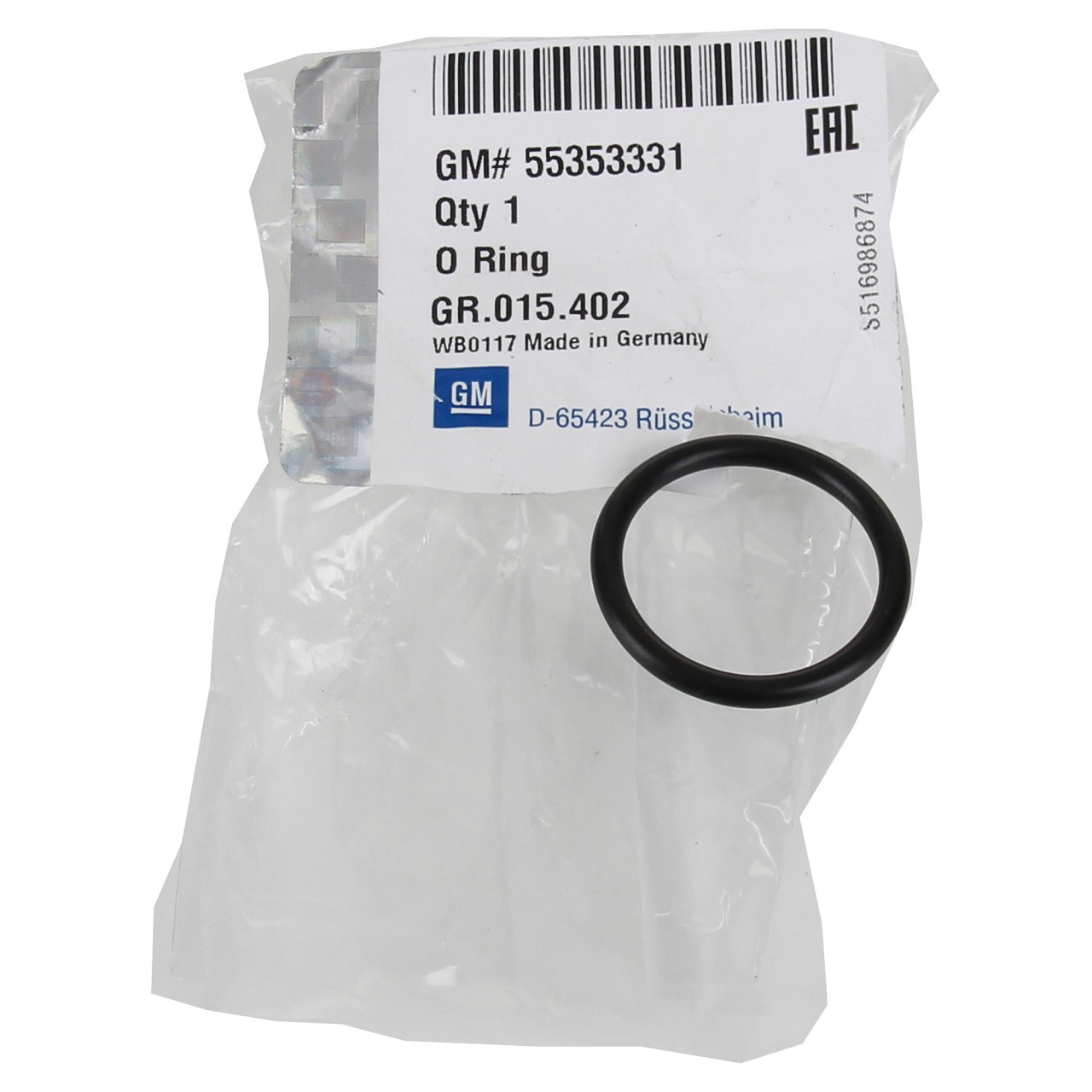 ORIGINAL Opel oil cooler gasket 55353331 for ASTRA H ZAFIRA B 1.8