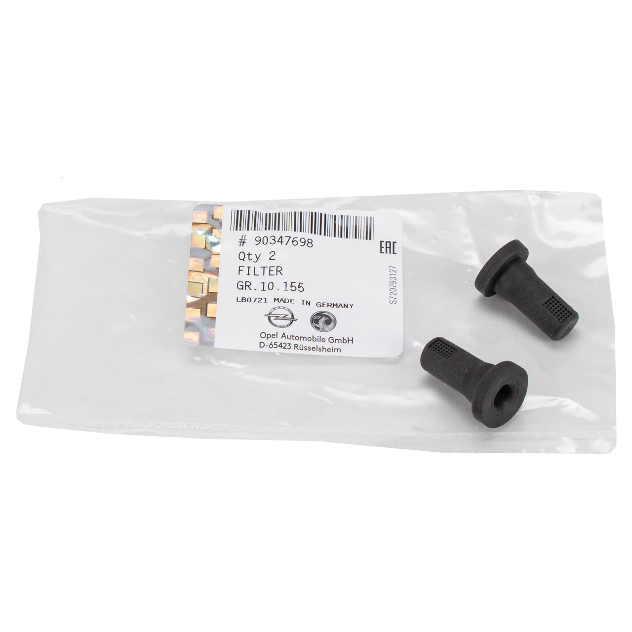 2x ORIGINAL Opel filter for washer fluid pump washer fluid reservoir Astra F G H Corsa 90347698
