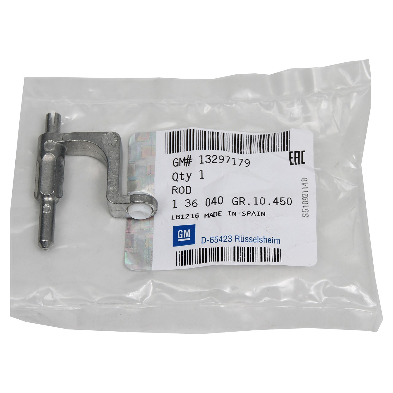 ORIGINAL GM Opel pull rod linkage for front interior door handle 13297179 CORSA D