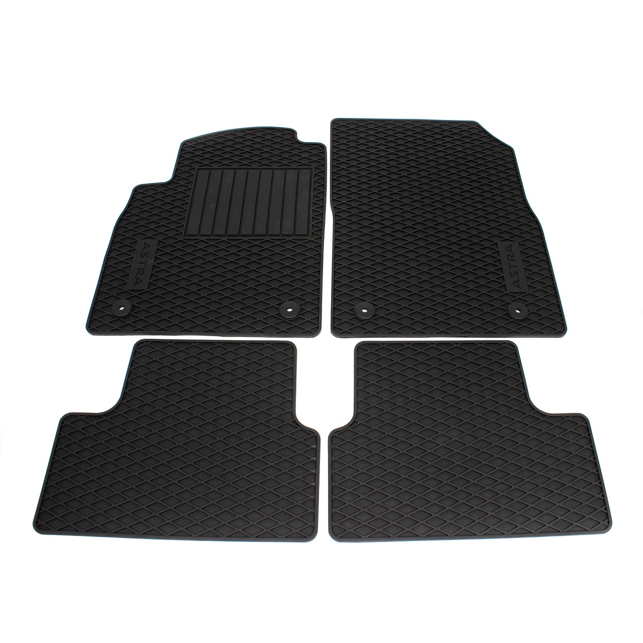 ORIGINAL GM Opel rubber mats Car mats Car mat set Astra J 4-piece 1724001