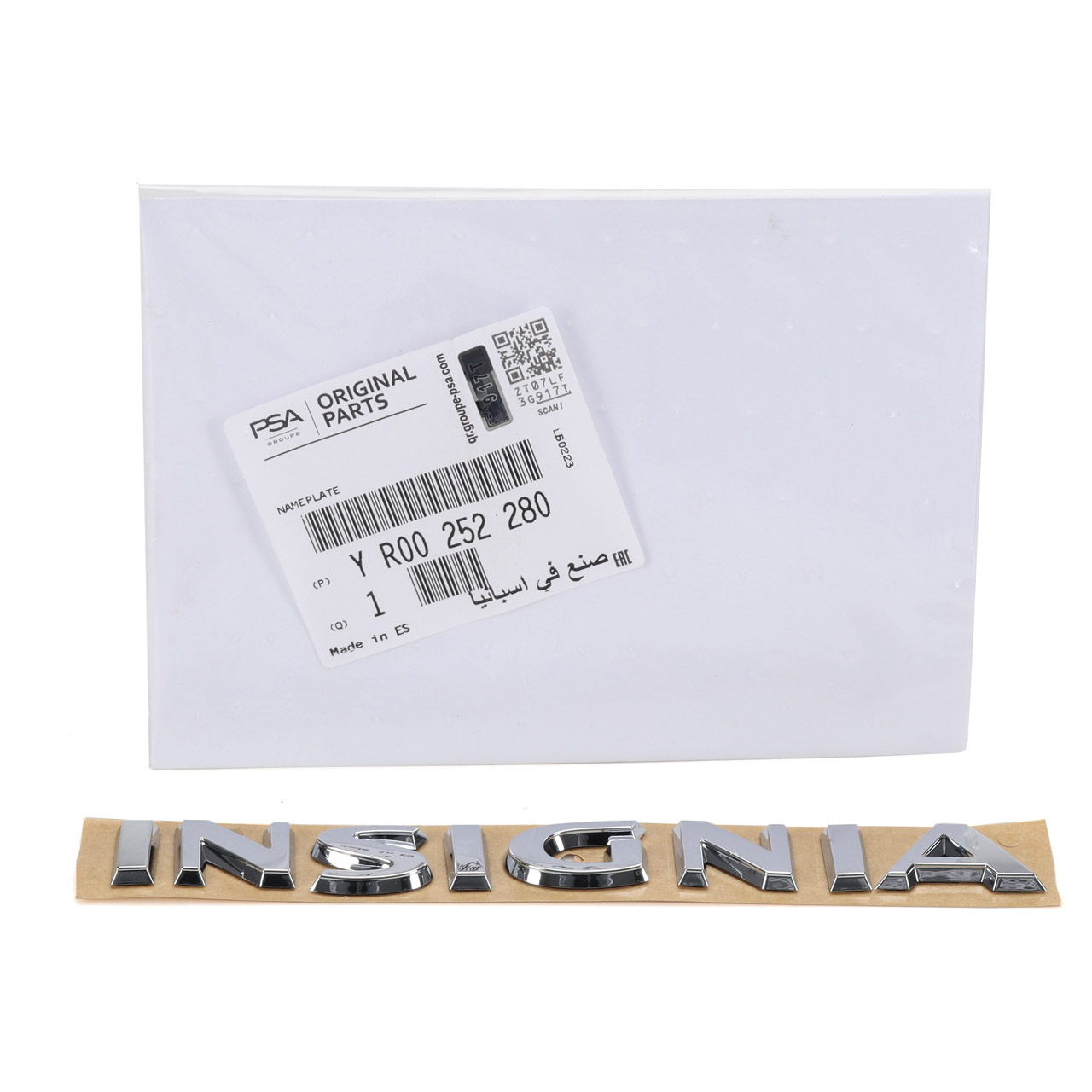 ORIGINAL Opel Emblem Logo Plakette Heckklappe CHROM Insignia A B YR00252280