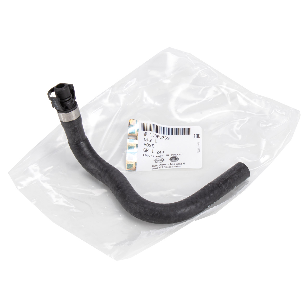 ORIGINAL Opel K&uuml;hlerschlauch Wasserschlauch Adam 1.2 1.4 13355359