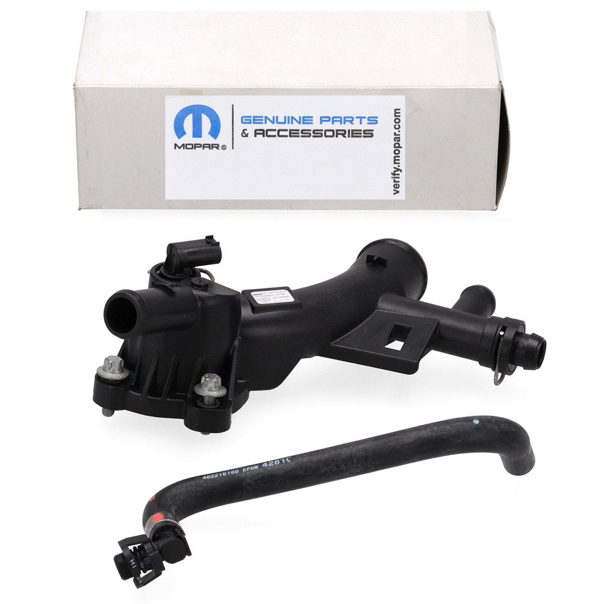 ORIGINAL Opel water flange + sensor + radiator hose Mokka / X (J13) 1.4 / LPG 140 hp