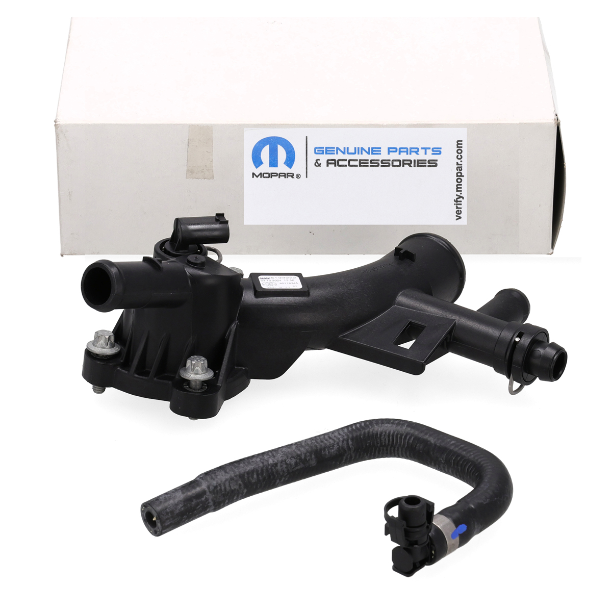 ORIGINAL Opel water flange + sensor + radiator hose Adam (M13) 1.4 S 150 hp