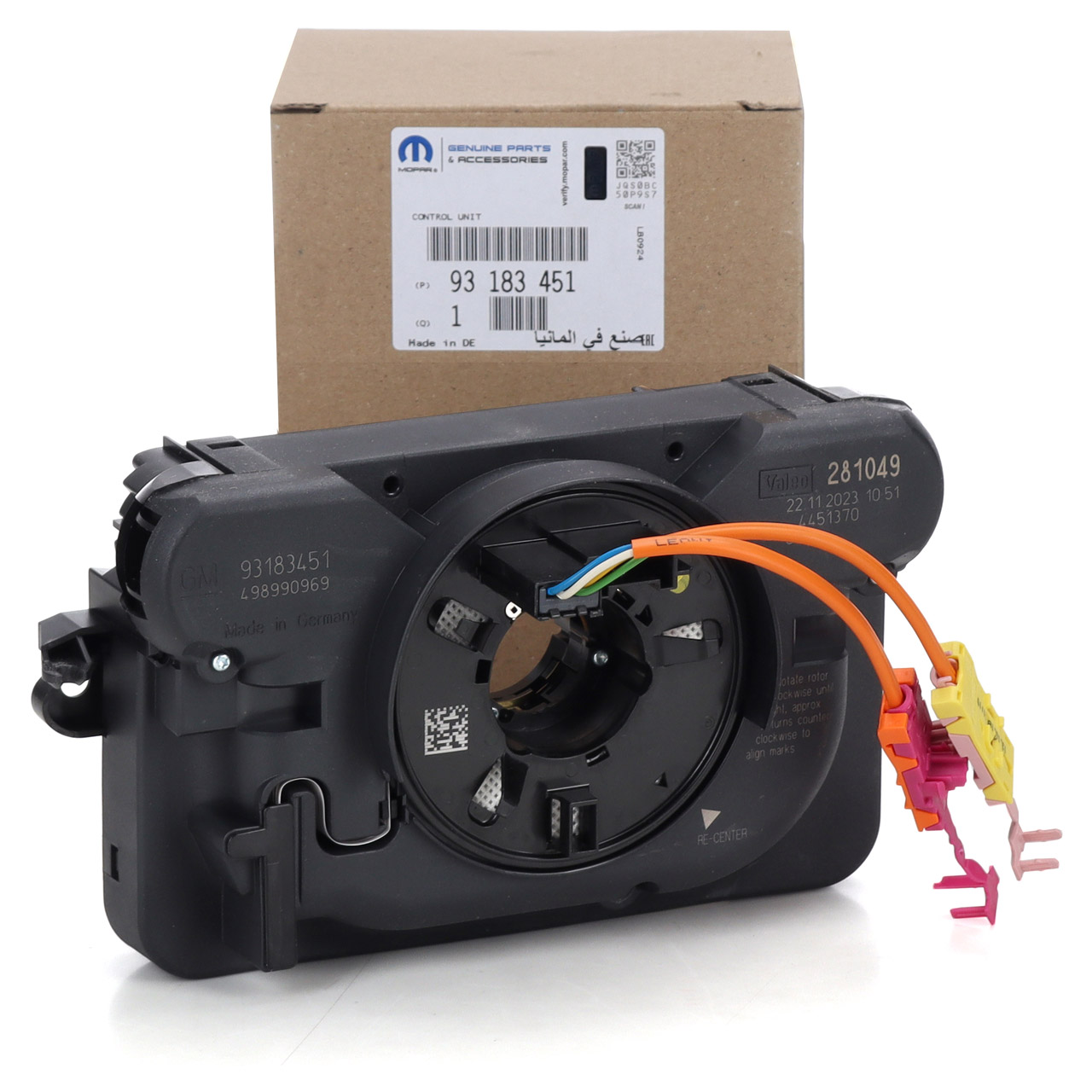 Original OPEL Steering column switches - 93183451 | myparto