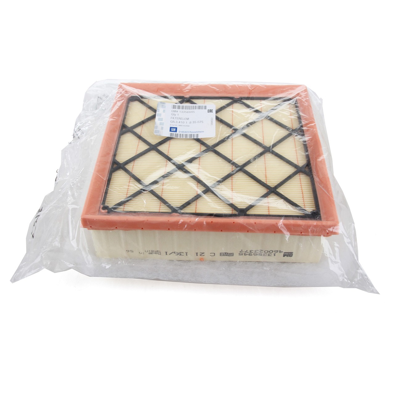 ORIGINAL GM Opel air filter MERIVA B 1.4 1.4LPG 1.3/1.6/1.7CDTI 13356945