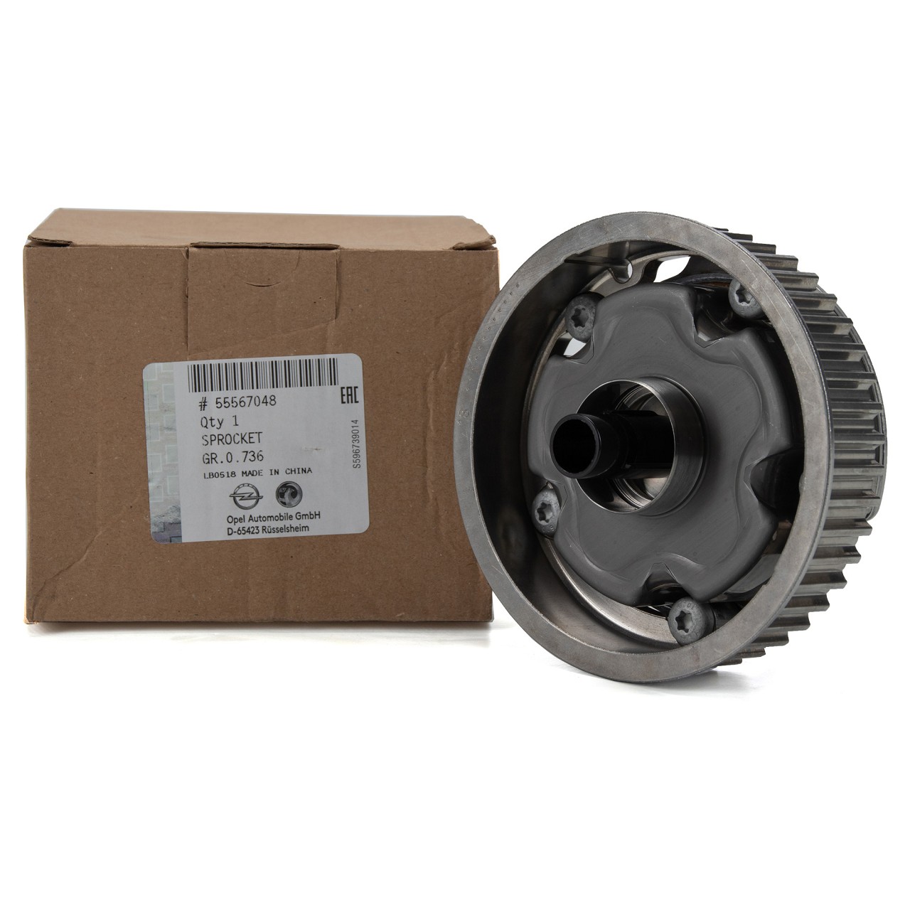 ORIGINAL GM Opel Zahnrad Nockenwellenrad AUSLASSSEITE 55567048 f&uuml;r 1.6 + 1.8