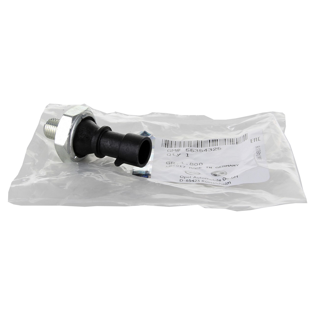 ORIGINAL GM Opel oil pressure switch oil pressure sensor oil pressure gauge 1.0-1.8 1252555 / 40009039