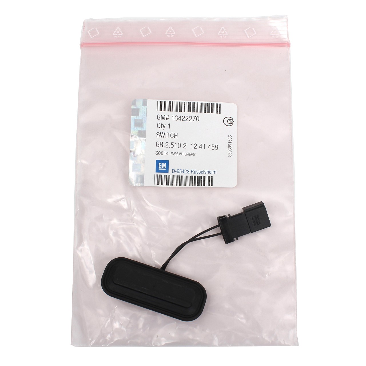 ORIGINAL Opel switch Tailgate Tailgate switch ASTRA J ZAFIRA C 1241459