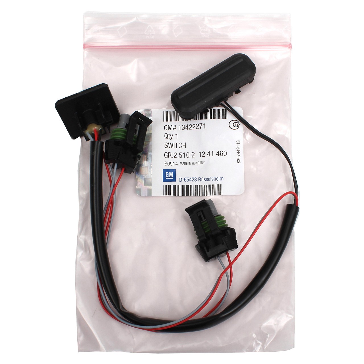 ORIGINAL GM Opel Switch Tailgate Tailgate Switch MERIVA B 1241460