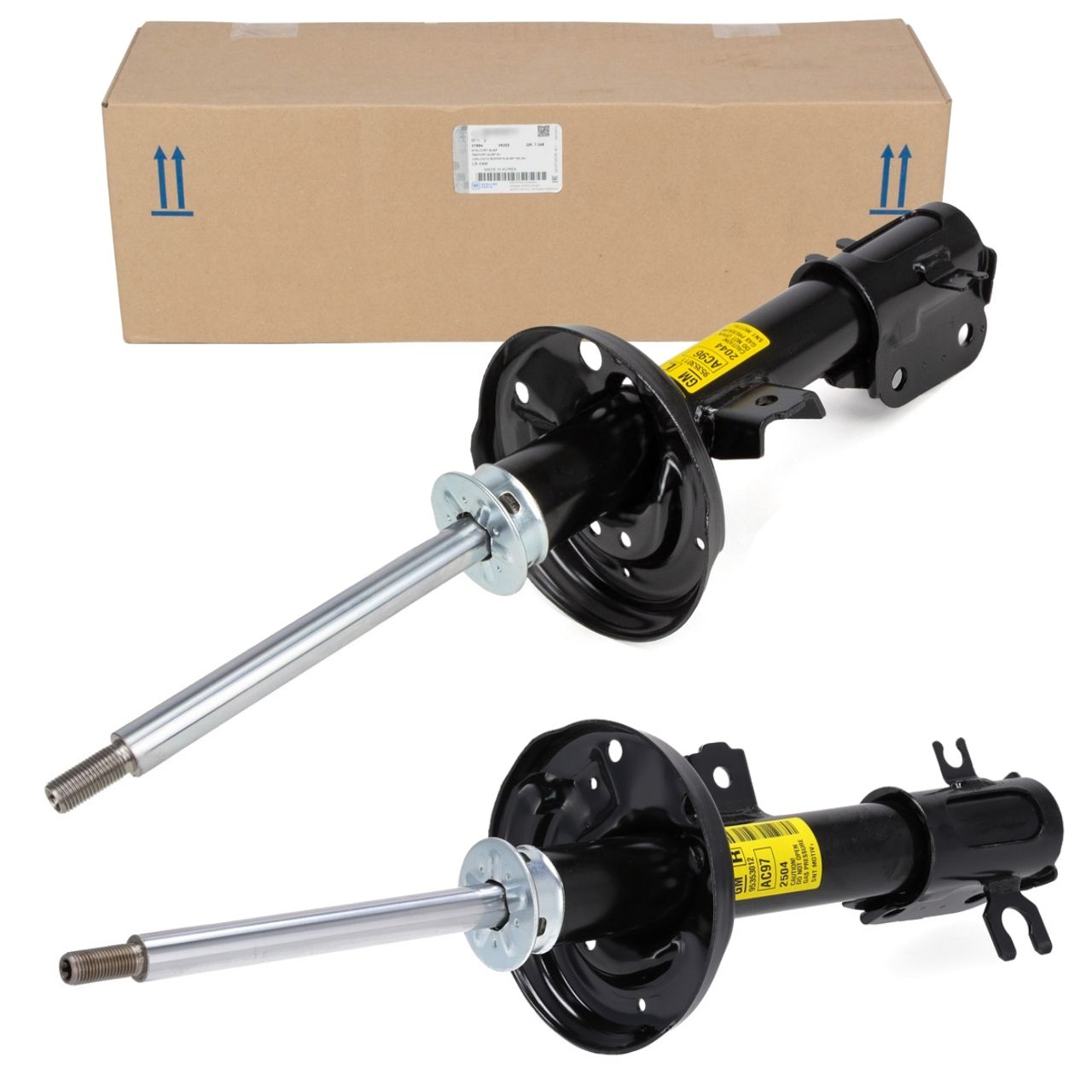 2x ORIGINAL GM Opel Sto&szlig;d&auml;mpfer Gasdruckd&auml;mpfer Federung Karl (C16) 1.0 73/75 PS vorne