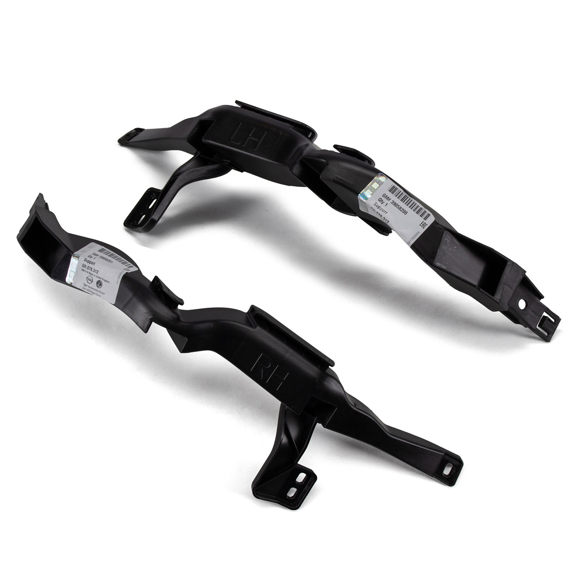 2x ORIGINAL GM Opel Stoßstangenhalter Stoßstangenträger Astra K vorne