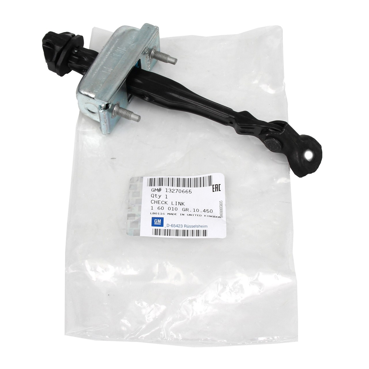 ORIGINAL Opel door stop door catch strap Astra J 5-door front 13270665