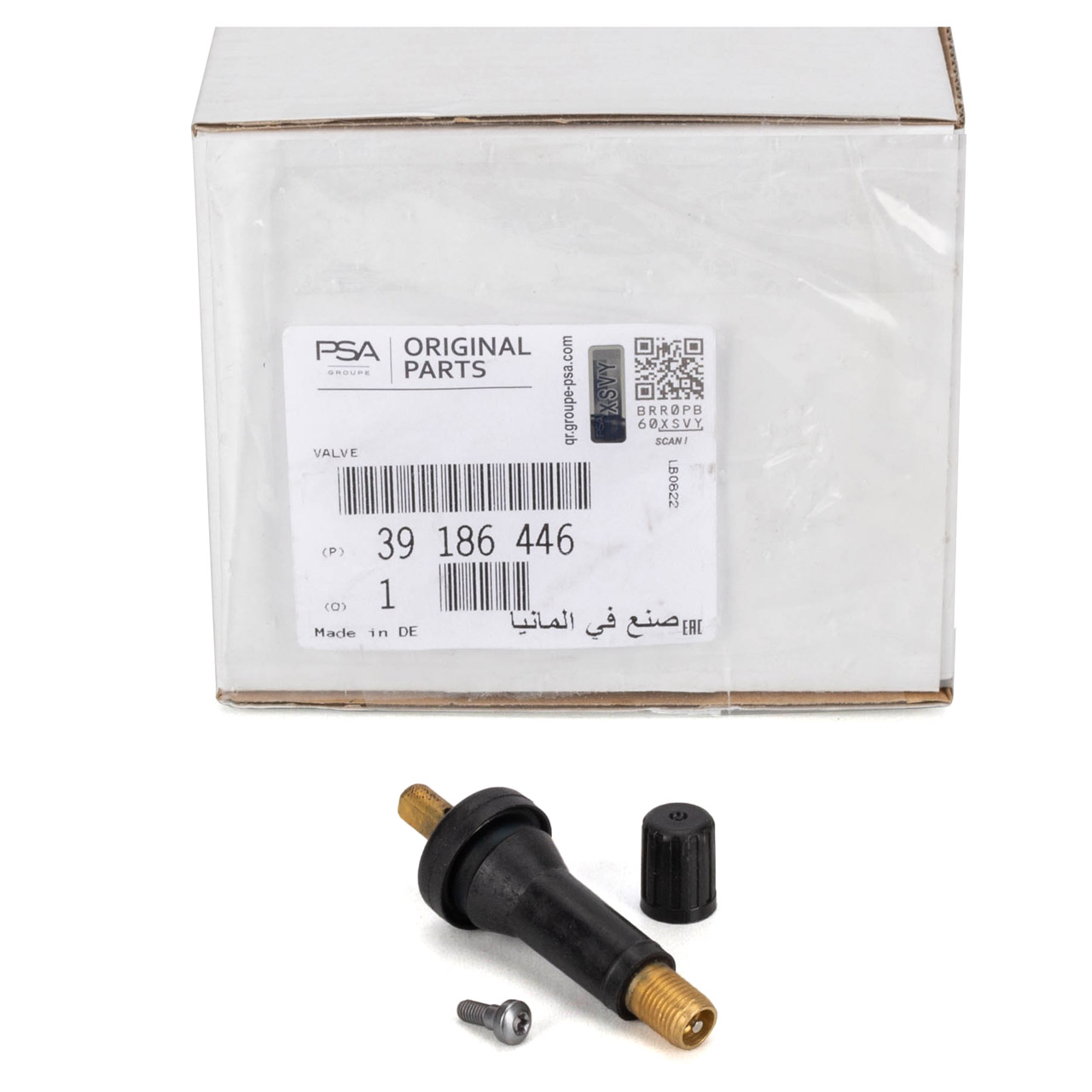 ORIGINAL PSA Opel tire valve Rubber valve Valve Astra K Insignia B 39186446