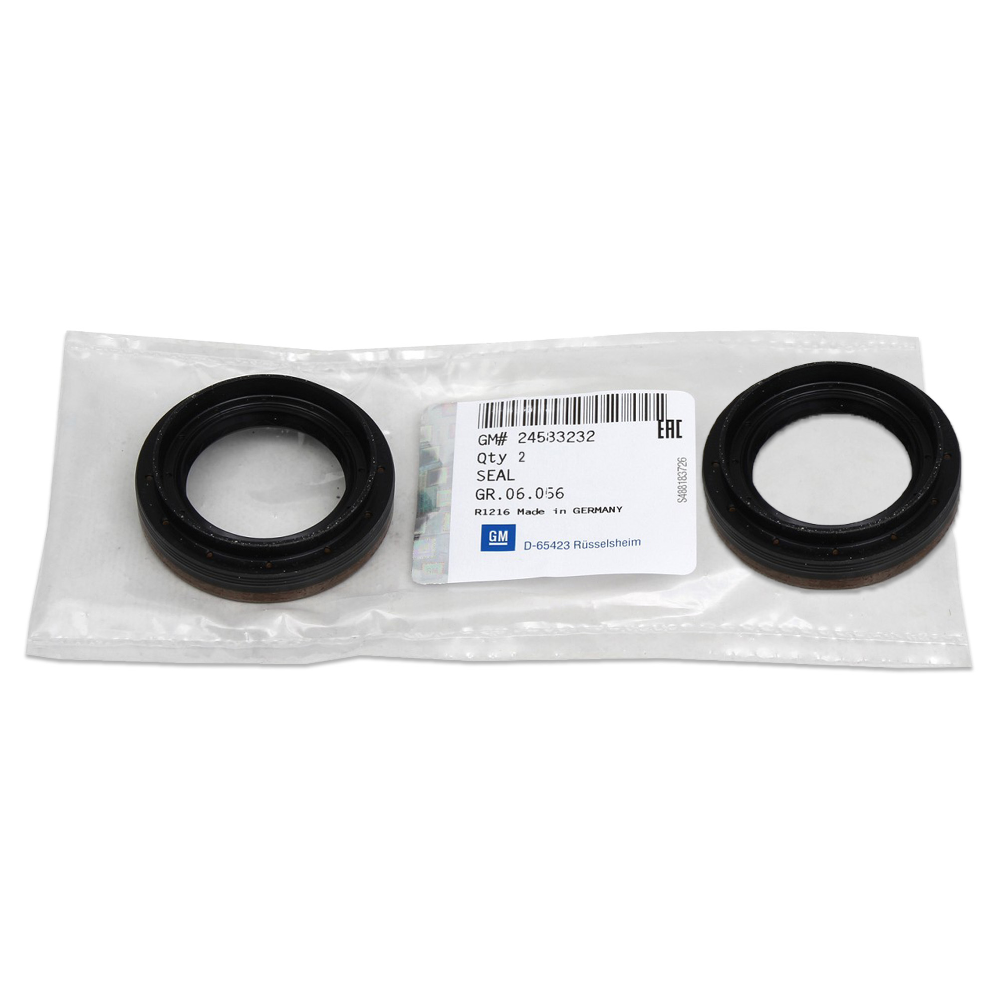 2x ORIGINAL GM Opel Wellendichtring Simmerring Antriebswelle 24583232