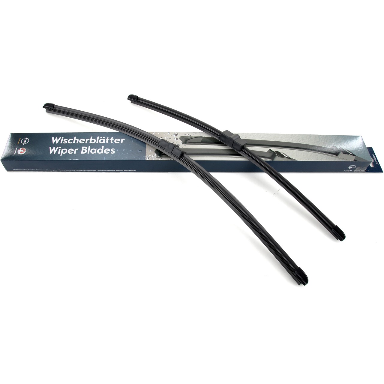 ORIGINAL GM Opel Windshield Wiper Blades Flex Set Astra H 1272108