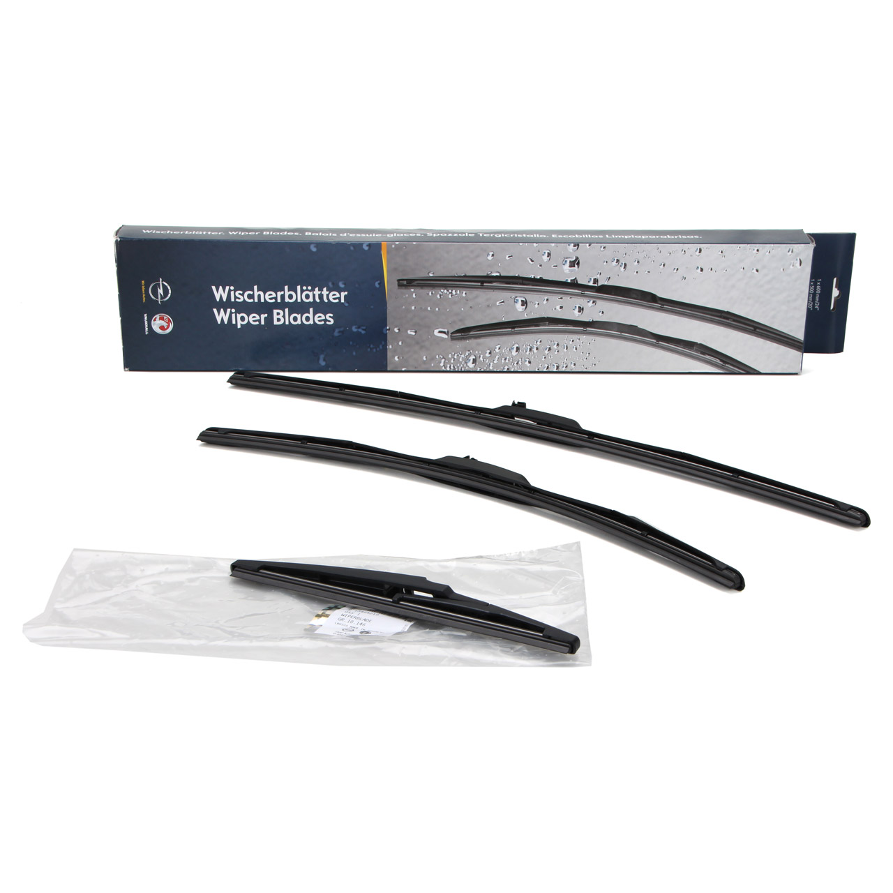 ORIGINAL GM Opel windshield wipers Insignia B front + rear 39208147 + 13464219