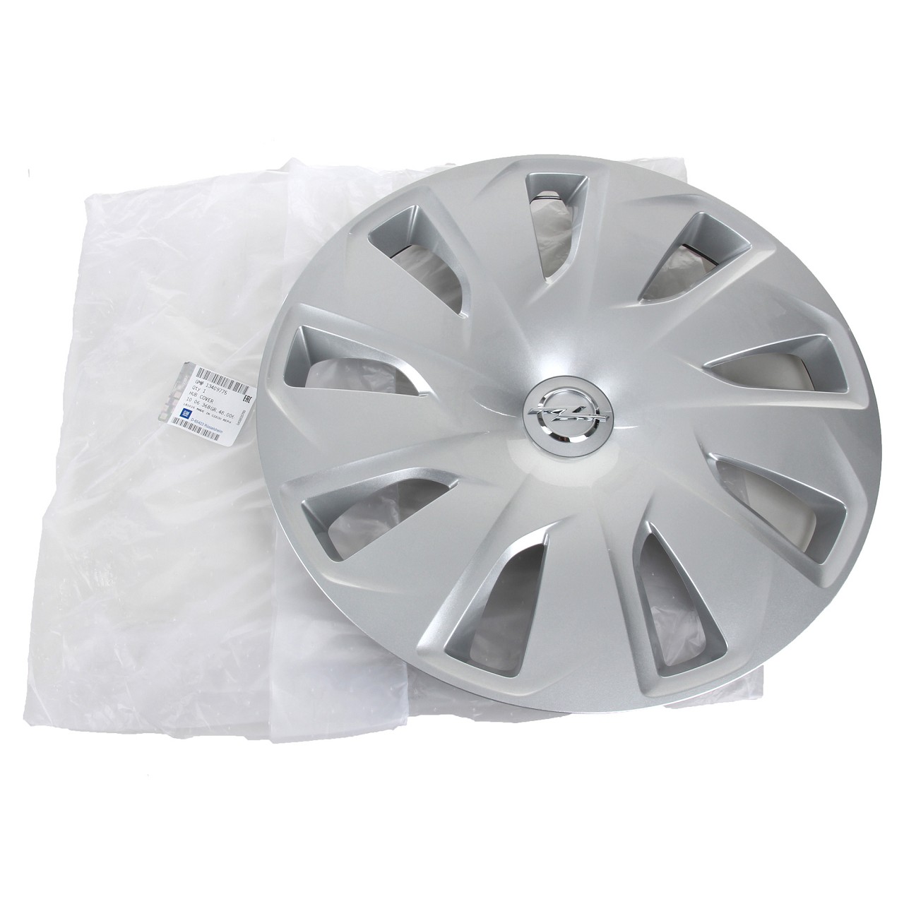 1x ORIGINAL GM Opel hubcap wheel cover 16 inches silver Astra K 13409775
