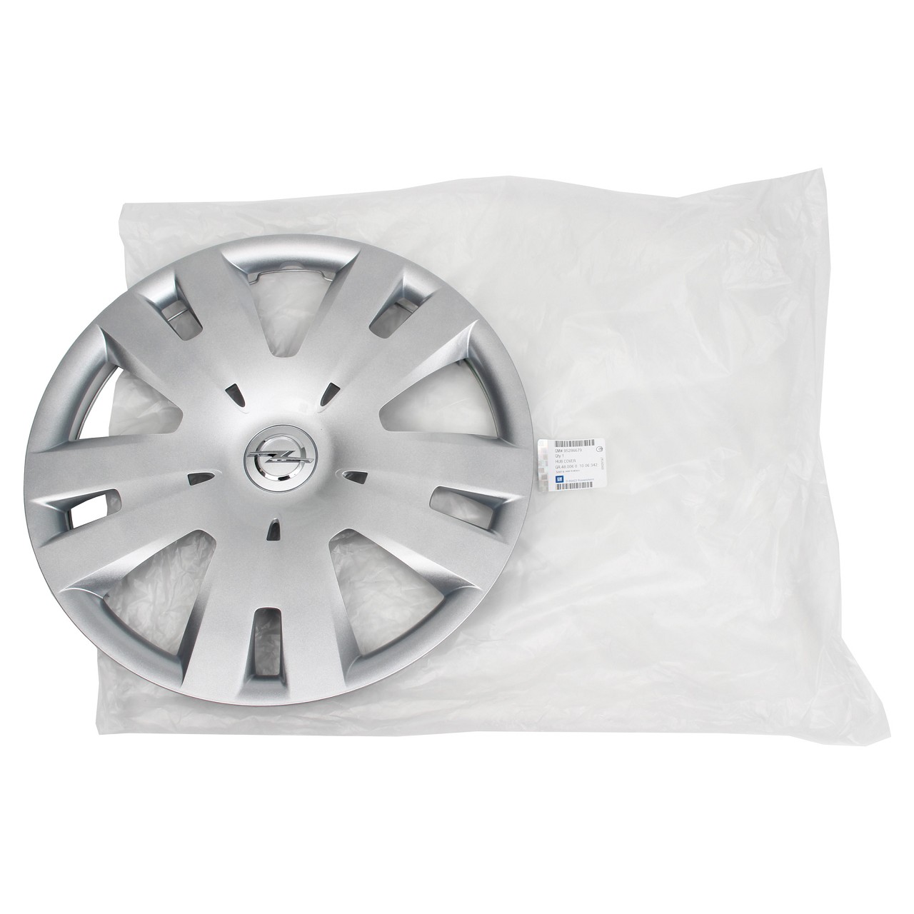 1x ORIGINAL GM Opel hubcap 16 inches silver mocha / mocha X 1006342 / 95286679