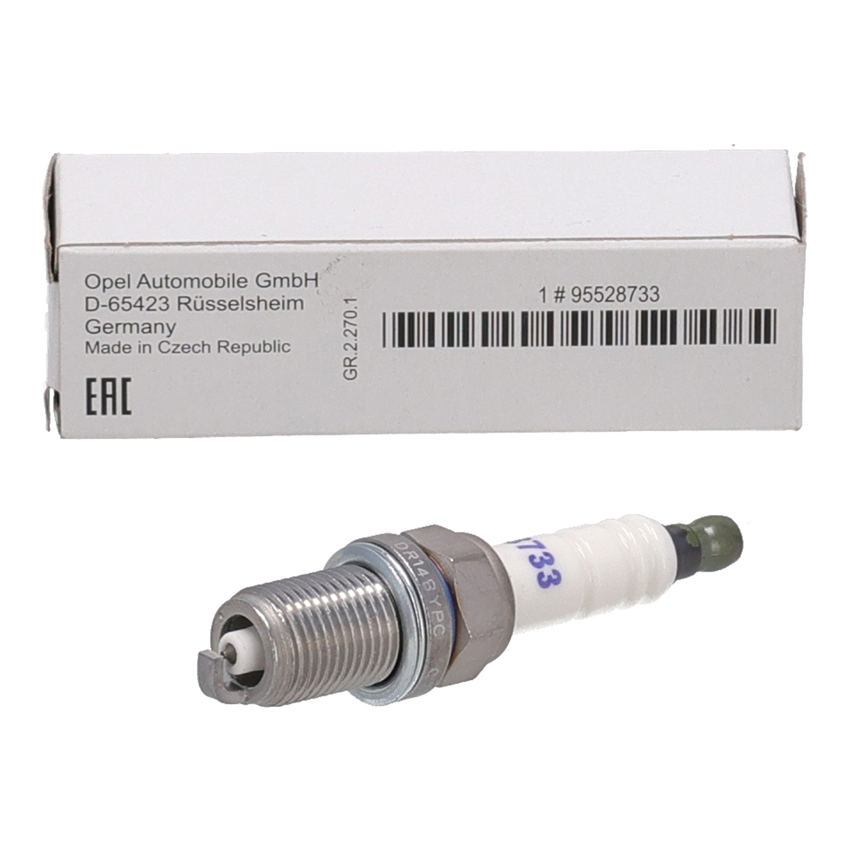 ORIGINAL GM Opel Zündkerze (1 Stück) Astra J Insignia Mokka Zafira C 1.4 1214066