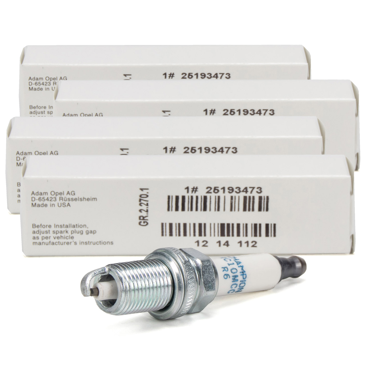 4x ORIGINAL GM Opel spark plug Astra Corsa Insignia Mokka Vectra Zafira 25193473