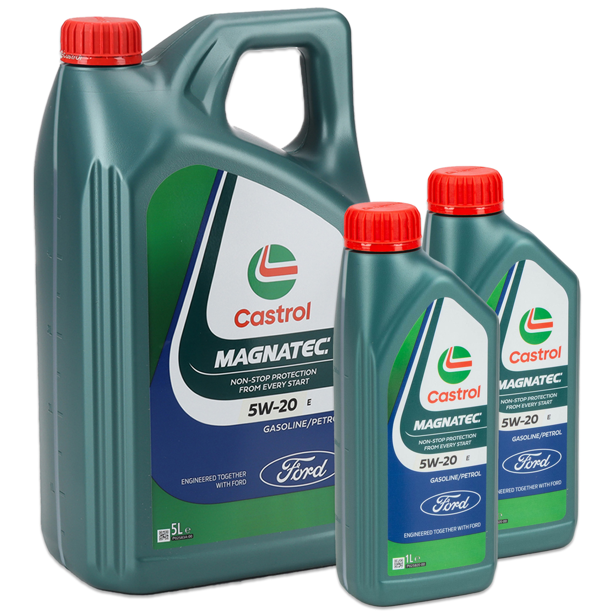 7L 7 Liter ORIGINAL Ford CASTROL MAGNATEC 5W-20 E Motor&ouml;l &Ouml;l 15F8D6 15F8D3