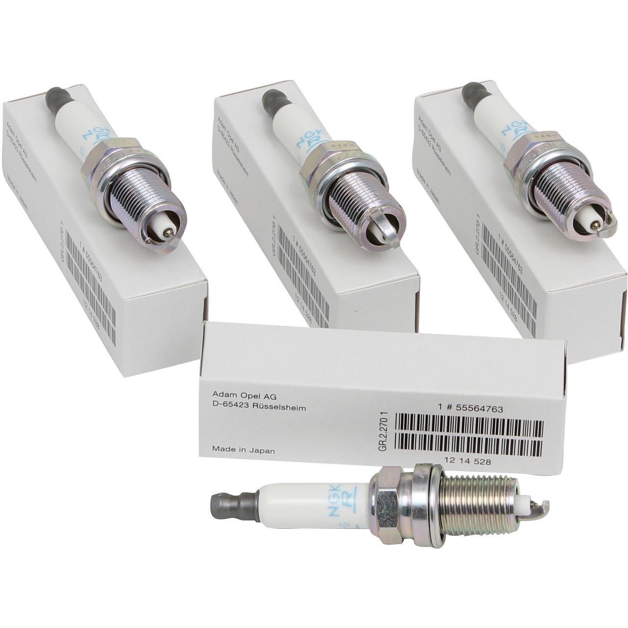 4x ORIGINAL GM Opel Zündkerze Astra H J Corsa D E Insignia A 1.6 Turbo 1214111