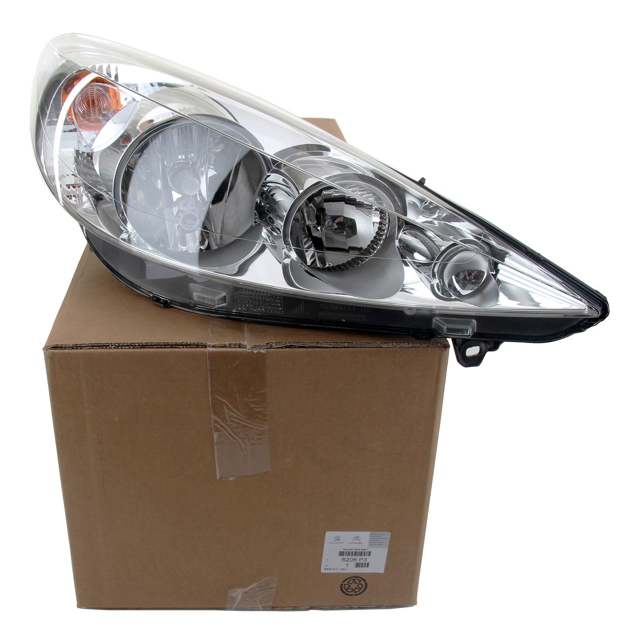 ORIGINAL Peugeot HALOGEN Scheinwerfer 206+ ab 03.2009 rechts 6206.P3