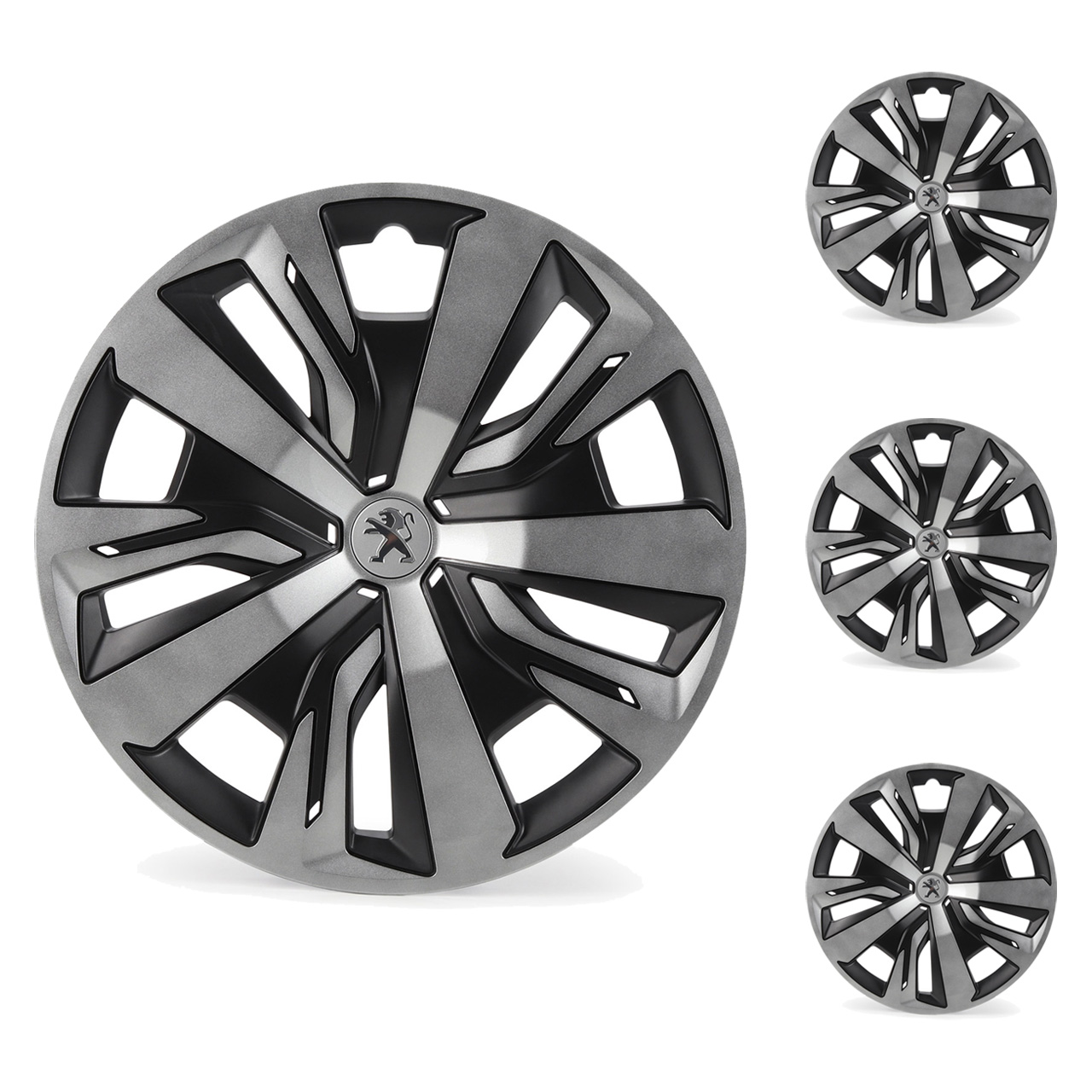 4x ORIGINAL Peugeot Radkappe Radzierblende 16 Zoll 208 2 ab 06.2019 98252414TW