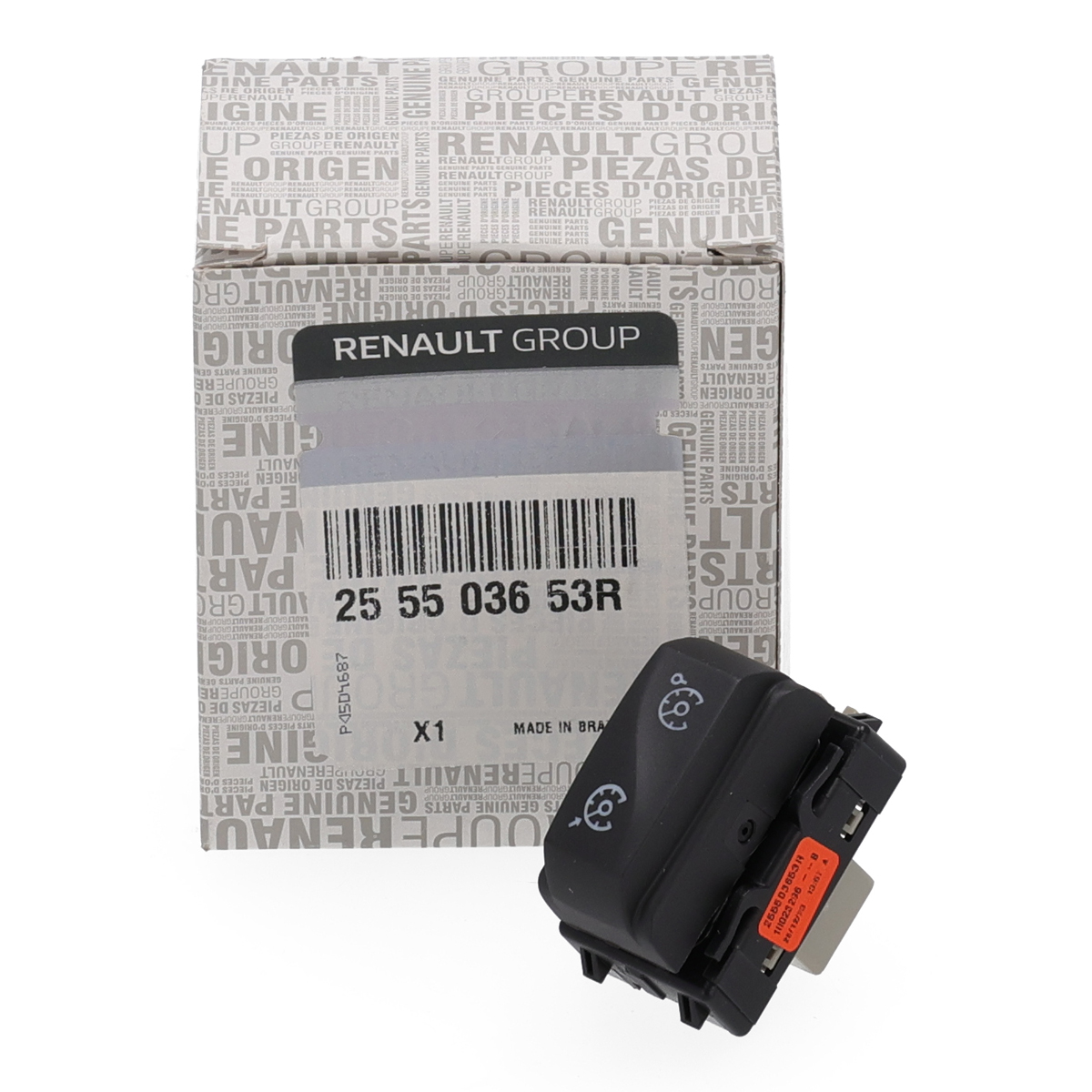 ORIGINAL Renault Dacia Cruise Control Cruise Control Switch Twingo 3 Dokker Lodgy 255503653R