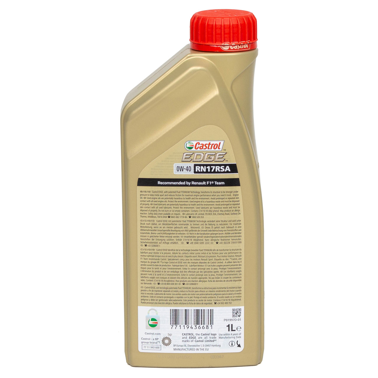 Original RENAULT Motor oils - 77 11 943 668 | myparto