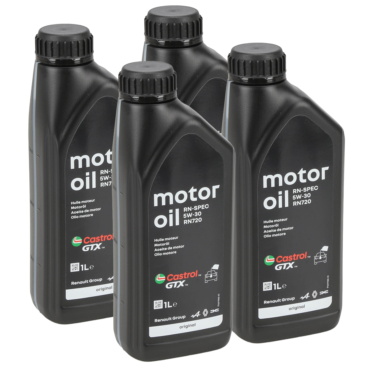 4L 4 liters ORIGINAL Renault engine oil CASTROL GTX RN-SPEC 5W30 RN720 7711943685