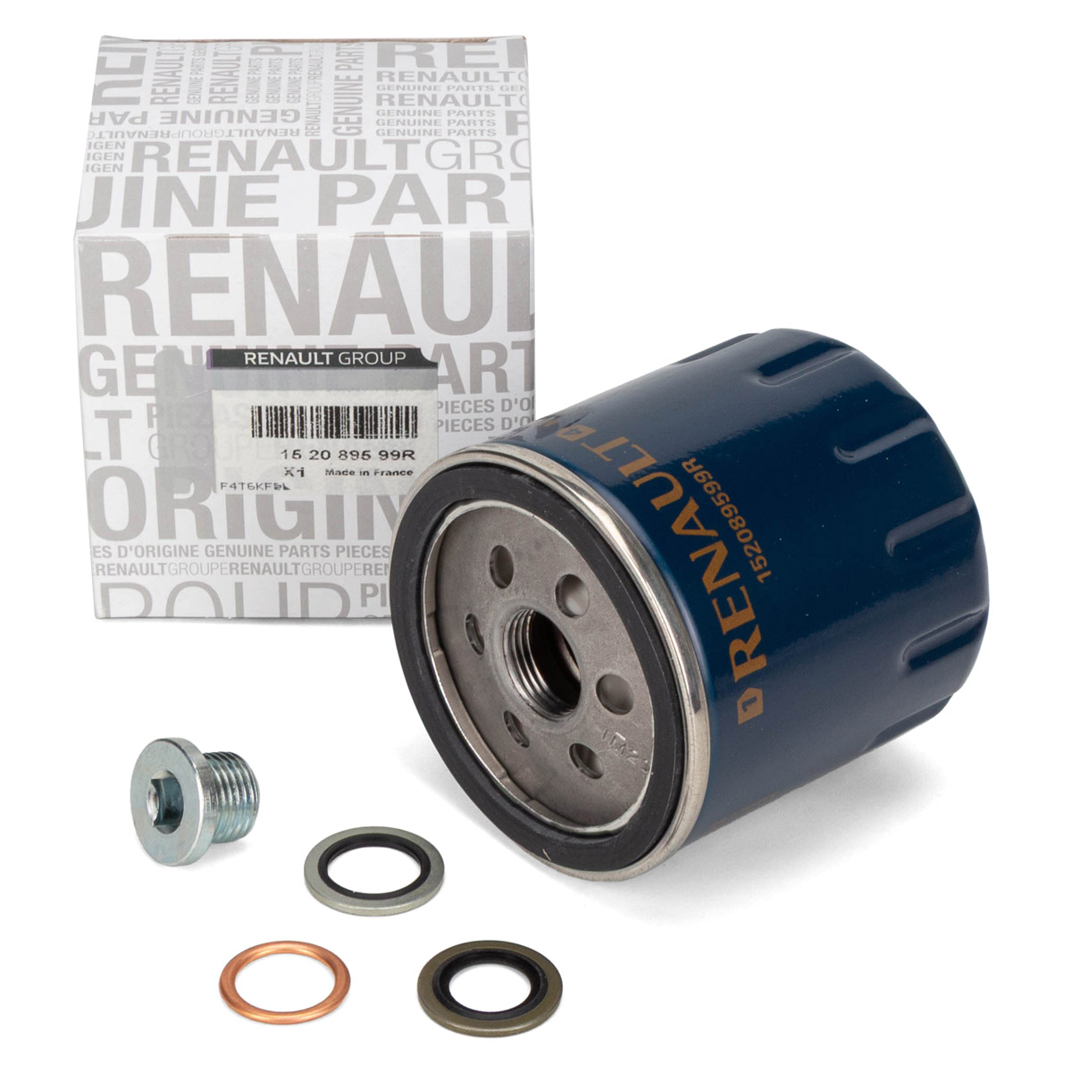 ORIGINAL RENAULT &Ouml;lfilter + Schraube Clio 4 Kadjar Kangoo Megane 3 4 Scenic 3 4 1.5 dCi